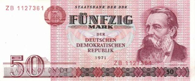 Deutschland - 50  Mark - Ersatzbanknote (#DDR-22b_XF)