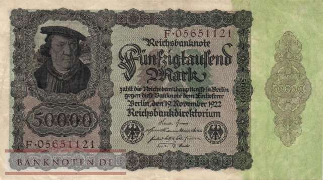Germany - 50.000  Mark (#DEU-089_VF)