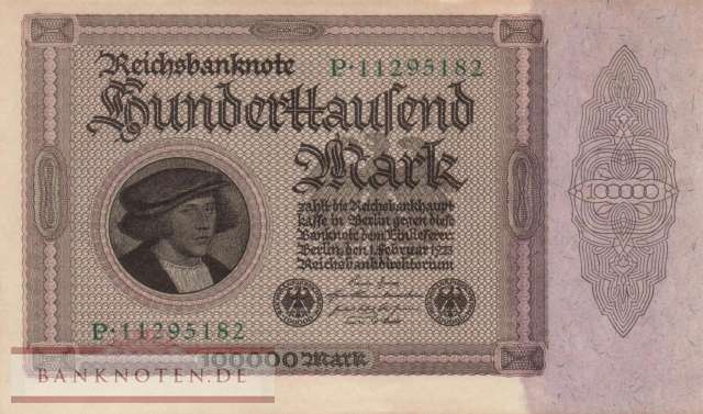 Deutschland - 100.000  Mark (#DEU-093a_AU)