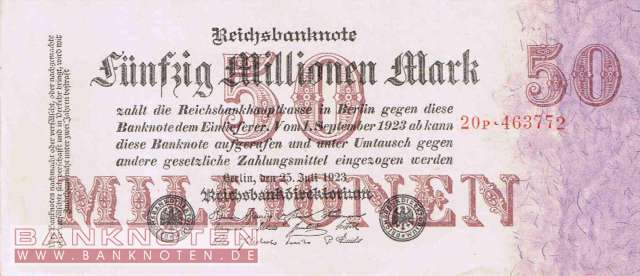 Deutschland - 50 Millionen Mark (#DEU-109b_XF)