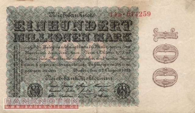 Deutschland - 100 Millionen Mark (#DEU-120d_VF)