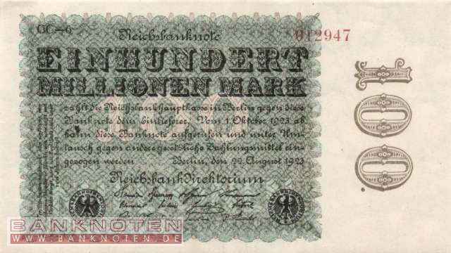 Deutschland - 100 Millionen Mark (#DEU-120n_XF)