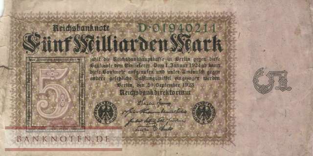 Deutschland - 5 Milliarden Mark (#DEU-132a_G)