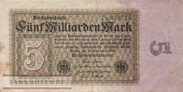 Germany - 5 Billion Mark (#DEU-132b_F)