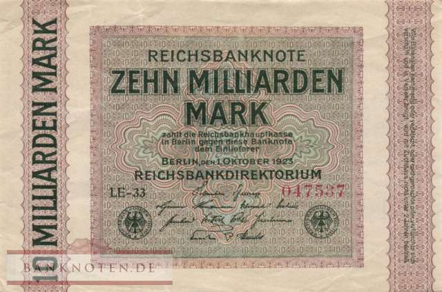 Germany - 10 Billion Mark (#DEU-136f_VF)