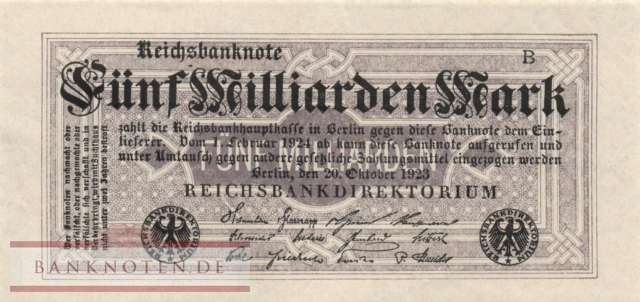Germany - 5 Billion Mark (#DEU-145e_UNC)
