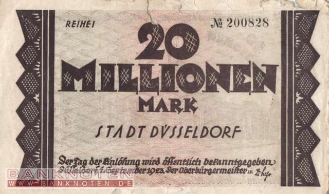 Düsseldorf - 20 Million Mark (#I23_1150v_G)