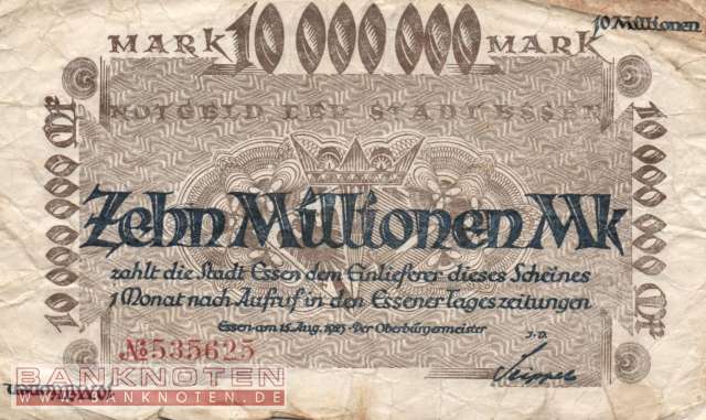 Essen - 10 Millionen Mark (#I23_1415d-3_VG)