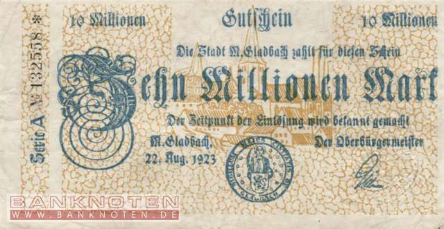 München Gladbach - 10 Millionen Mark (#I23_3675o-2_F)
