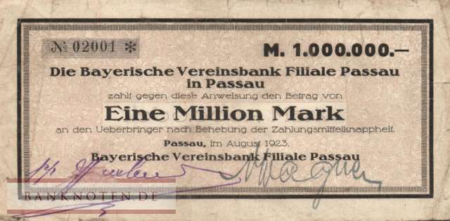 Passau - 1 Million Mark (#I23_4248c-1_VG)