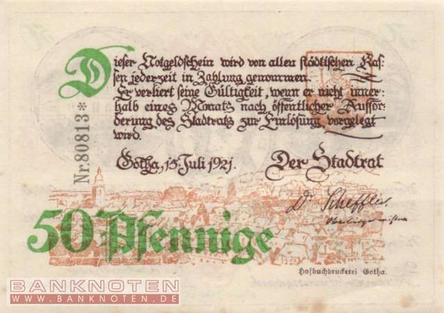 Gotha - 50  Pfennig (#SS0456_6a-2_UNC)