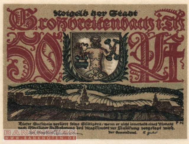 Großbreitenbach - 50  Pfennig (#SS0478_2-5_UNC)