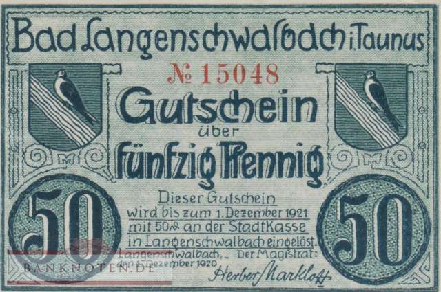 Langenschwalbach - 50  Pfennig (#SS0771_1_UNC)