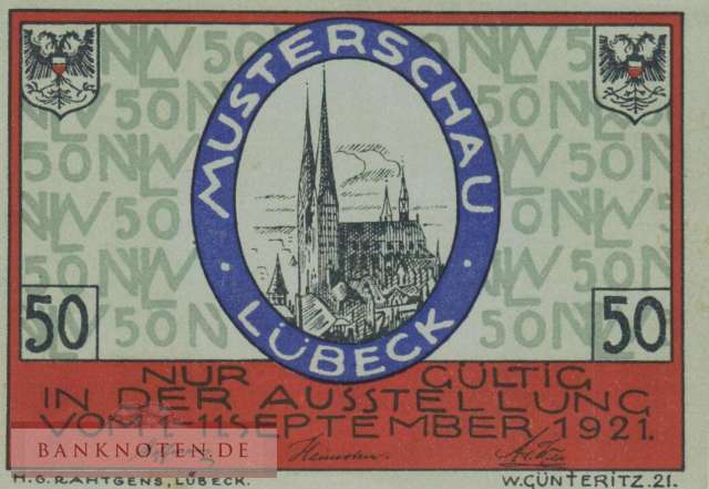 Lübeck - 50  Pfennig (#SS0827_1-1D_AU)