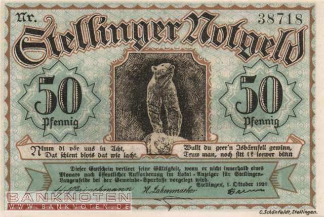 Stellingen - 50  Pfennig (#SS1265_1-1_UNC)