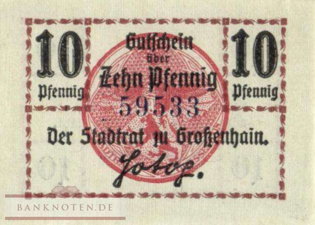 Großenhain - 10  Pfennig (#VAG051_2a_UNC)