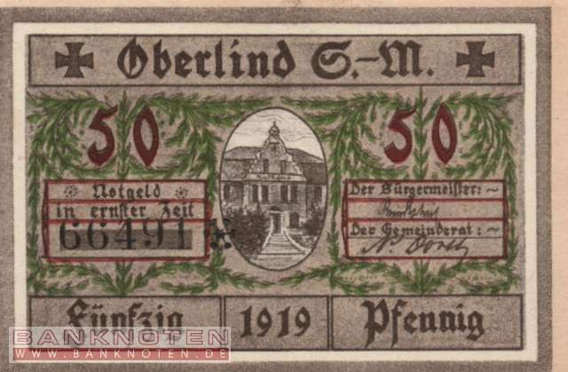 Oberlind - 50  Pfennig (#VAO006_2e_UNC)