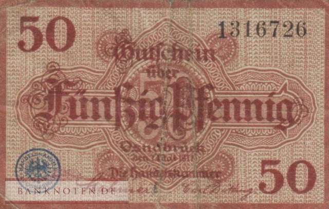 Osnabrück - 50  Pfennig (#VAO026_3f_F)