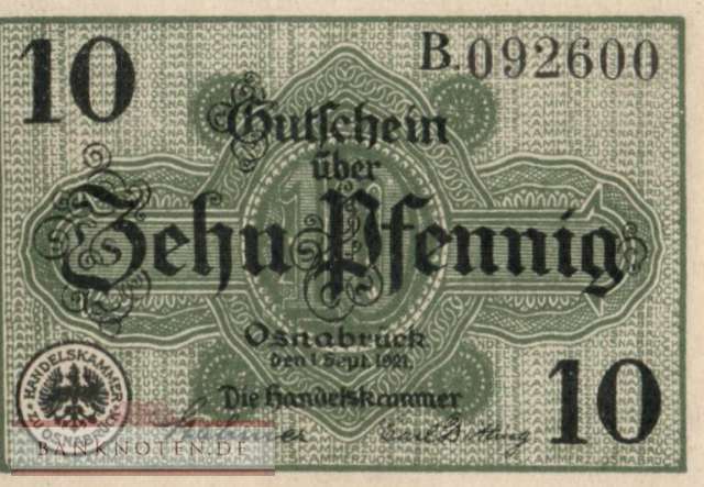 Osnabrück - 10  Pfennig (#VAO026_4a_UNC)