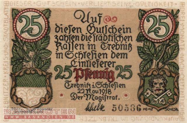 Trebnitz - 25  Pfennig (#VAT017_3a_AU)