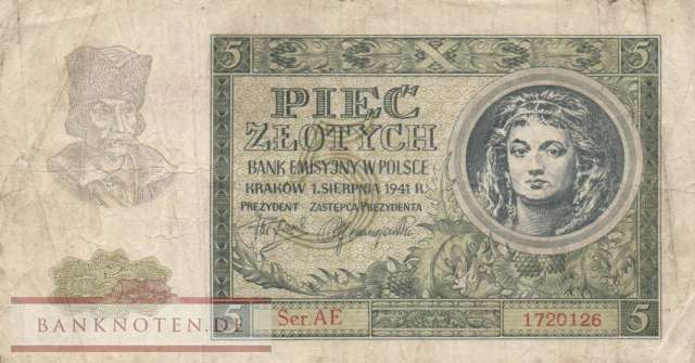 Deutschland - 5  Zloty (#ZWK-036_F)