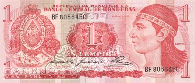 Honduras - 1  Lempira (#068a_UNC)