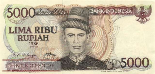 Indonesien - 5.000  Rupiah (#125a_AU)