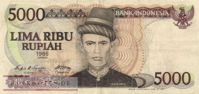 Indonesia - 5.000 Rupiah (#125a_F)