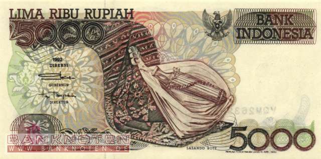 Indonesien - 5.000 Rupiah (#130h_UNC)