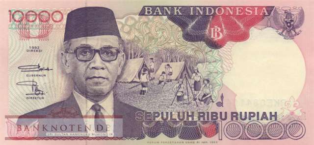 Indonesien - 10.000  Rupiah (#131b_UNC)