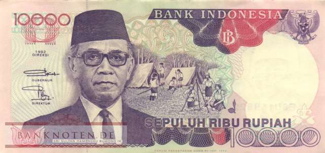 Indonesien - 10.000  Rupiah (#131b_XF)