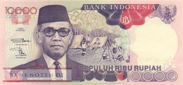 Indonesien - 10.000  Rupiah (#131d_UNC)