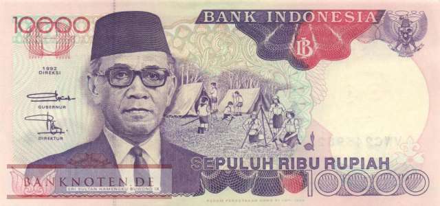 Indonesia - 10.000  Rupiah (#131e_XF)