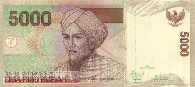 Indonesien - 5.000  Rupiah (#142i_UNC)