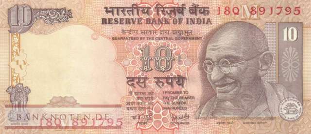 India - 10  Rupees (#095k_UNC)