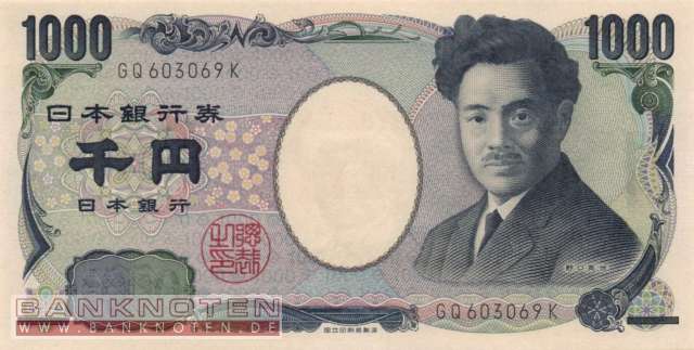 Banknoten De Japan 1 000 Yen 104 Unc Banknoten