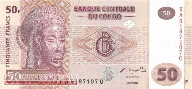Congo, Democratic Republic - 50  Francs (#097a_UNC)