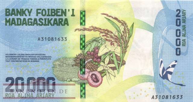 Madagaskar - 20.000  Ariary (#104_UNC)