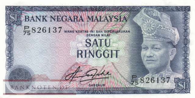 Malaysia - 1  Ringgit (#013b_VF)