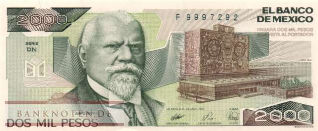 Mexico - 2.000  Pesos (#086c-DN_UNC)