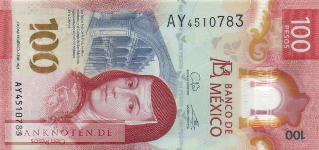 Mexico - 100  Pesos (#134c-U2_UNC)