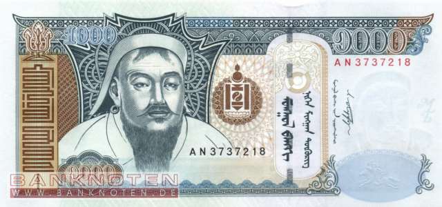 Mongolei - 1.000  Tugrik (#067c_UNC)