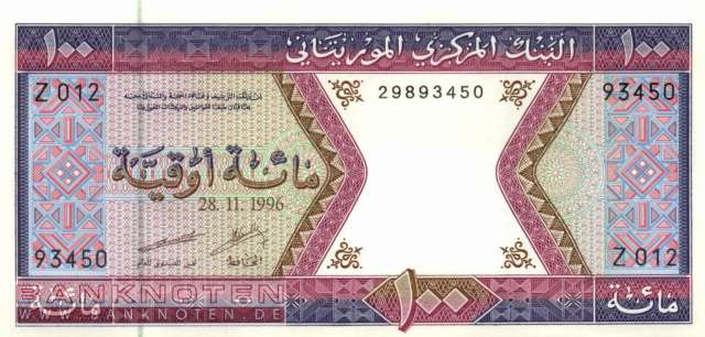 Mauritania - 100  Ouguiya (#004h_UNC)