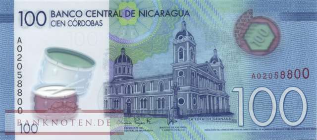 Nicaragua - 100  Cordobas (#212a_UNC)