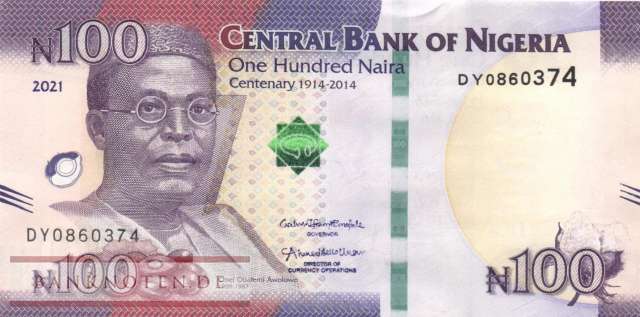 Nigeria - 100  Naira (#041c_UNC)