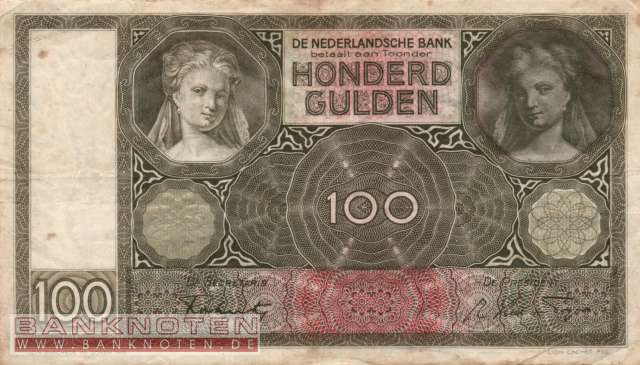 Niederlande - 100  Gulden (#051c-42_F)