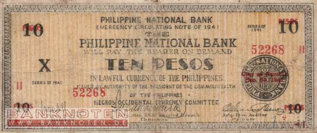 Philippinen - 10  Pesos (#S627b_F)