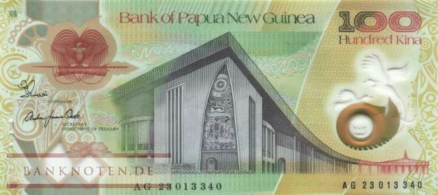 Papua Neuguinea - 100  Kina (#055b_UNC)