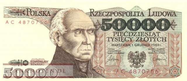 Polen - 50.000  Zlotych (#153a_UNC)