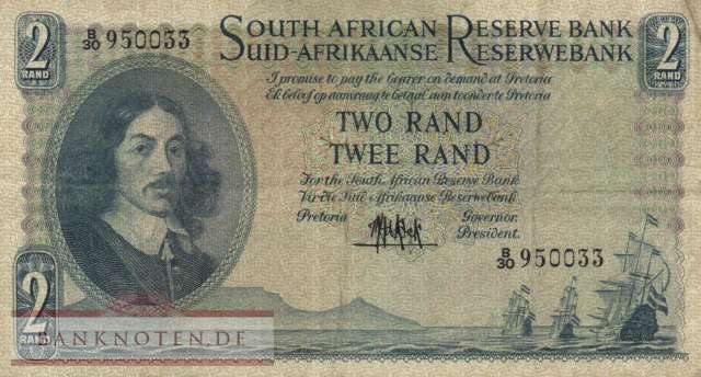 South Africa - 2  Rand (#104a_F)